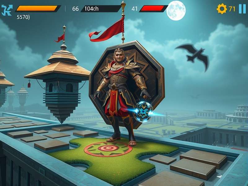 Gate Guardian gameplay screenshot showing tower defense mechanics